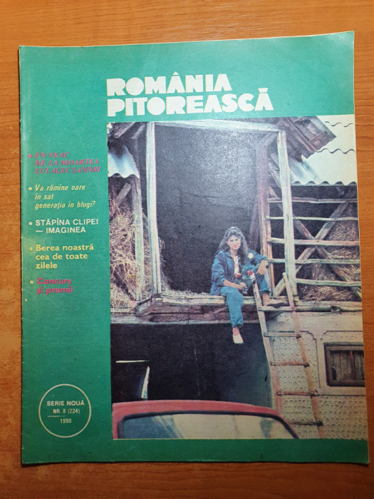 romania pitoreasca august 1990-statiunea amara,fabrica bere azuga,sengeorz-bai