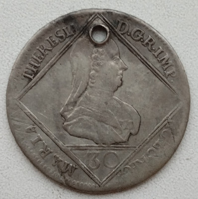 Moneda Austria - 30 Kreuzer 1766 - Argint foto