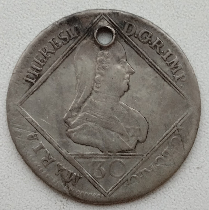 Moneda Austria - 30 Kreuzer 1766 - Argint