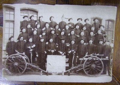 FRANCE , 2e REGIMENT D&amp;#039;ARTILERIE , CLASSE 1892 / FRANTA , REGIMENTUL DE ARTILERIE 2 , PROMOTIA 1892 - FOTOGRAFIE ORIGINALA foto