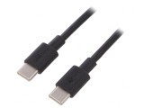 Cablu USB C 2.0 0.5m Negru, Goobay