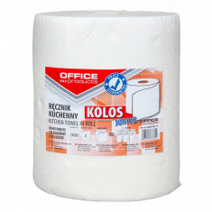 Prosop Rola Hartie Alba, 60m - 2 Straturi, 6 Role/set, Office Products Kolos Junior foto