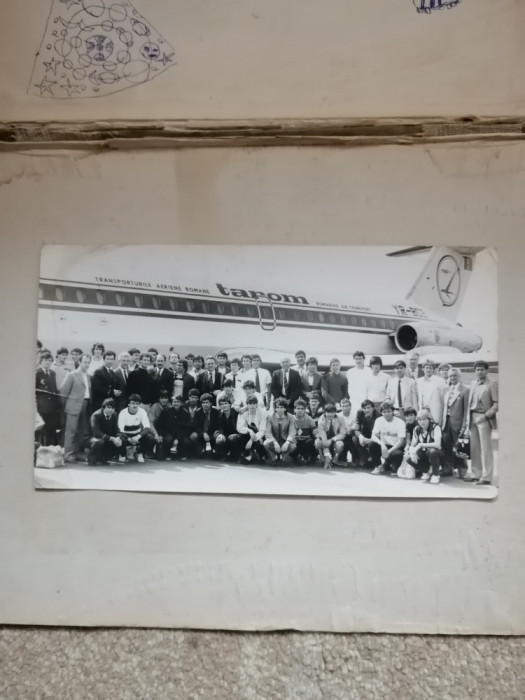 Lotul national de fotbal al Romaniei - fotografie de presa, 1986