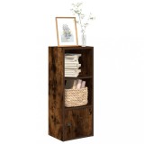 VidaXL Bibliotecă, stejar fumuriu, 31x24x77 cm, lemn prelucrat 860332
