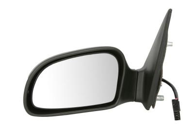 Oglinda exterioara Citroen Saxo(S0/S1) 03.1996-05.2004 partea stanga Best Auto Vest crom convex carcasa prevopsita grunduita reglare electrica cu inc foto