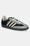 adidas Originals sneakers din piele intoarsă Samba OG W femei, culoarea negru, JI2680