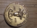 Medalii (99) Expozitia Filatelica Brasov 125 de ani de la primuul timbru