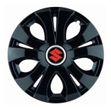 Cumpara ieftin Set 4 Capace Roti pentru Suzuki, model Top Black, R15