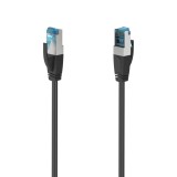 Cablu retea S/FTP Cat6a Hama 10GB/s, 10 m, Negru