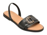 Cumpara ieftin Sandale GEOX negre, D65SDB, din piele naturala