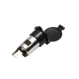 Priza bricheta auto universala 12-24V, 120W, fi26, 2 pini, Breckner Germany