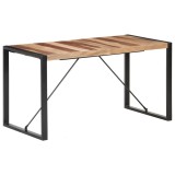 Cumpara ieftin Masa de bucatarie, 140x70x75 cm, lemn masiv