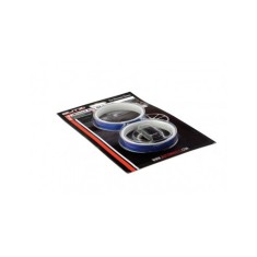 Dungi protectie jante Butzi, Ornament jante Autocolant janta culoare Albastru , 4 role 5mm x 1.7m