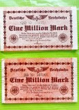 E566-I-BANCNOTE GERMANIA VECHE REICH ANII 1920. PRET/ PERECHE CATE 2 BUCATI.