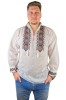 Bluza tip ie barbati BB24 alb/galben , marimea XL, Bumbac, La baza gatului