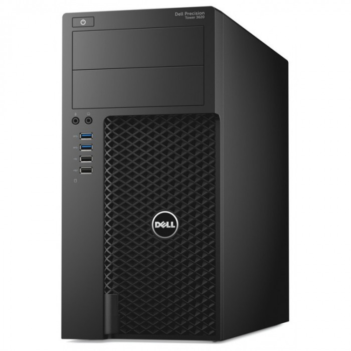 Workstation Second Hand Dell Precision 3620 Tower, Intel Xeon E3-1270 V5 3.60 - 3.90GHz, 16GB DDR4, 256GB NVME + 1TB HDD SATA, Placa video Nvidia M200