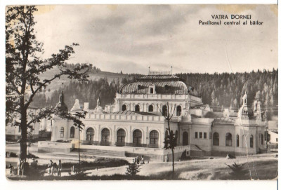 CPI B13845 CARTE POSTALA - VATRA DORNEI. PAVILIONUL CENTRAL AL BAILOR, RPR foto