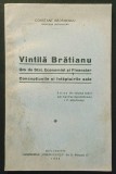 Rara 1936 VINTILA BRATIANU &ndash; Om de Stat, Economist si Finantist. Doctrina Politica, Economica, Financiara. Opera sa. Dedicatie. Pagini netaiate. PNL