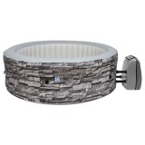 Jacuzzi gonflabil Avenli 204x70 cm, spa exterior pentru 4-6 persoane