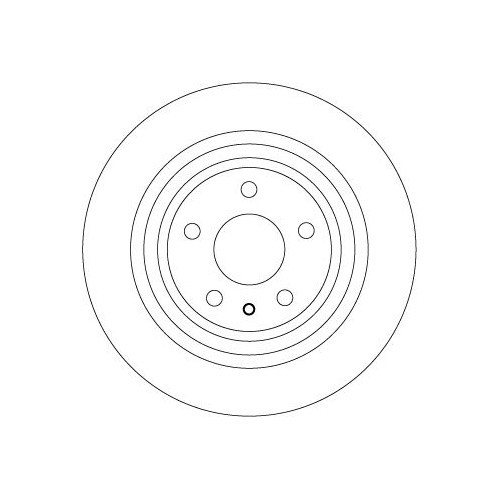 Set discuri frana spate TRW, Ford Mondeo V Liftback (Ce), 09.2014-, Mondeo V Sedan (Cd), 09.2012-, Mondeo V Turnier (Cf), 09.2014-, spate; puntea spa