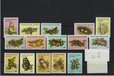 Cocos Keeling MNH 1982 - fauna fluturi - rar (vezi descriere) foto
