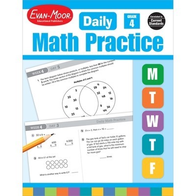 Daily Math Practice, Grade 4 foto