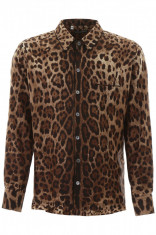 Camasa barbat DOLCE &amp;amp; GABBANA, Dolce &amp;amp; gabbana leopard pajama shirt G5GY4T IS1B7 HY13M Multicolor foto