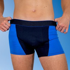 Boxeri Barbati din Bumbac Elastic BB115 - M - Bleumarin