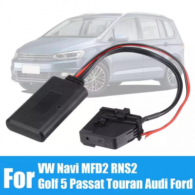 Cablu auxiliar Bluetooth Audi / Vw pentru MFD2, RNS2, mufa 18 pini foto