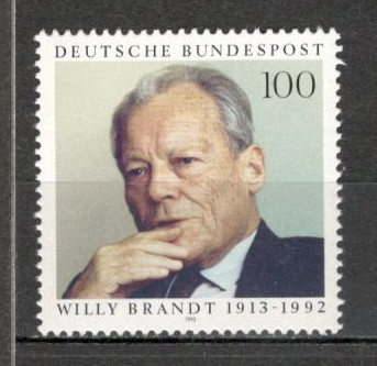 Germania.1993 80 ani nastere W.Brandt-om politic PREMIUL NOBEL MG.826