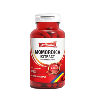 Momordica Extract Castravete Amar 30 capsule Adnatura foto
