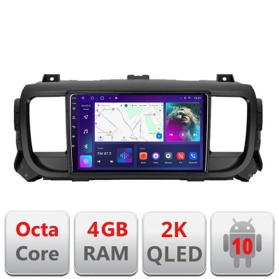 Navigatie Citroen Jumpy Toyota Proace Peugeot Traveller C-jumpy16 Android Octa Core Ecran 2K QLED GPS 4G 4+32GB 360 kit-jumpy16+EDT-E409-2K v1 CarStor foto