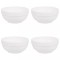 Set boluri, 8 piese, 1.2 l, Portelan, Alb