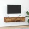 Gossi dulapuri tv 2 buc lemn vechi 60x31x25,5 cm lemn prelucrat