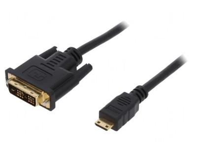 Cablu HDMI la Mini HDMI 1m Negru foto
