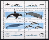 269-ISLANDA 1999-PESTI-colita cu 4 timbre nastampilate MNH, Nestampilat