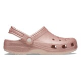 Saboți Crocs Classic Glitter Clog Roz - Quartz Glitter