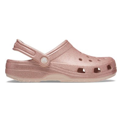 Saboți Crocs Classic Glitter Clog Roz - Quartz Glitter foto