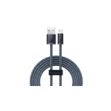 Baseus Cablu USB - Lightning pentru iPhone, 2m, 2,4A, gri (CALD000516)
