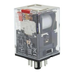 Releu electromagnetic, 24V DC, 10A, 3PDT, serie MKS, OMRON - MKS3PIN-5 DC24