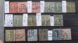 1903 Franta semanat. Tip I,II,III,IV,V-stamp.Y.T.=100 E, Stampilat