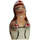 Condomerie-Prezervative Pictate Manual Asistentă Brunetă-Latex