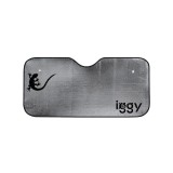 PARASOLAR auto Iggy pentru parbriz, fata dubla, folie din aluminiu, 2 x ventuze prindere, dimensiune 150 x 80 cm &quot;IGAA-PARAS-150&quot;