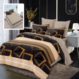 LENJERIE FINET 6 PIESE CU HUSĂ &ndash; 160&times;200 ȘI 180&times;200 (HF6P212) - 180x200