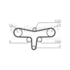 Kit distributie Contitech CT1117K1, CONTINENTAL CTAM
