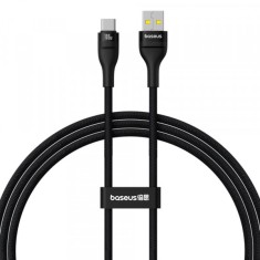 Cablu Date si Incarcare USB-A - USB-C Baseus Flash Series II, 100W, 1m, Negru P10311804111-00 foto
