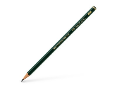 Creion grafit 2B hexagonal Castell 9000 Faber-Castell foto