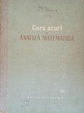 A. I. Hincin - Curs scurt de analiza matematica