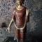 Sculptura,statueta din bronz masiv Buddha