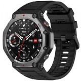 Curea Techsuit W067 pentru Amazfit T-Rex 3, Neagra